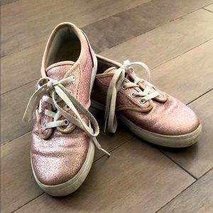 Vans Light pink glitter shimmer sneaker